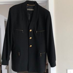 Escada black parka